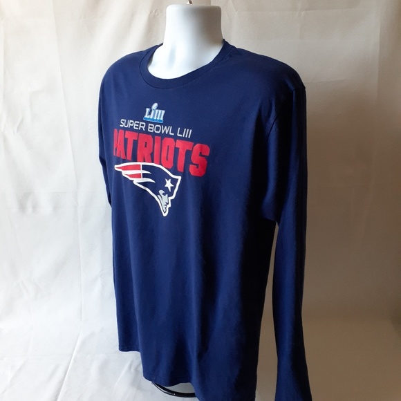 New England Patriots mens long sleeve shirt size L - Picture 2 of 8